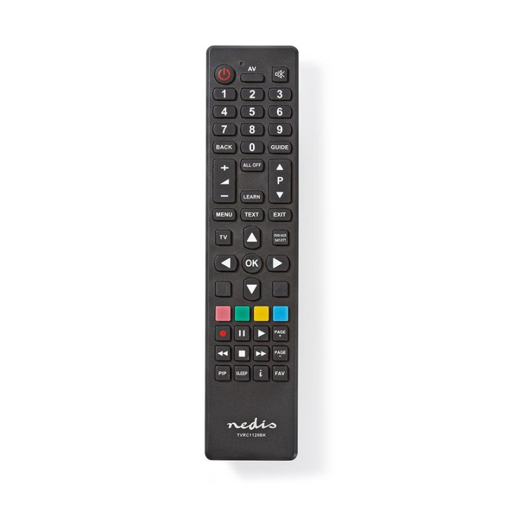 Nedis Universele Afstandsbediening | Programmeerbaar | 2 Apparaten | Duidelijke Lay-out | Infrarood | Zwart in de groep HOME ELECTRONICS / Audio & Beeld / TV & Accessoires / Afstandsbedieningen bij TP E-commerce Nordic AB (38-95249)