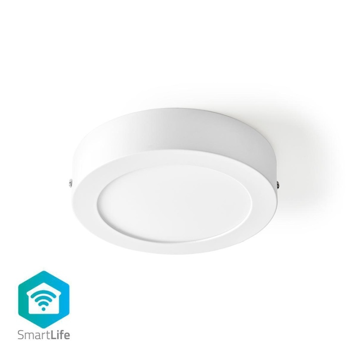 Nedis SmartLife Plafondlamp | Wi-Fi | Koel Wit / Warm Wit | Rond | Diameter | 800 lm | 2700 - 6500 K | IP20 | Energieklasse: G | Android™ / IOS in de groep HUISHOUDEN & TUIN / Smart home / Slimme verlichting bij TP E-commerce Nordic AB (38-95310)