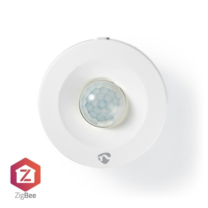 Nedis SmartLife Bewegingssensor | Zigbee 3.0 | Batterij Gevoed | IP20 | Detectiehoek: 120 ° | Detectiebereik: 5 m | Max. batterijduur: 12 Maanden | Wit in de groep HUISHOUDEN & TUIN / Alarm & Beveiliging / Bewegingssensoren bij TP E-commerce Nordic AB (38-95318)