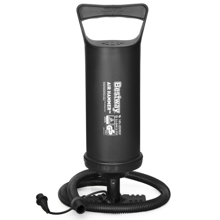 Bestway Luftpump Air Hammer 36cm- Dubbelverkande handpump in de groep SPORT, VRIJE TIJD & HOBBY / Buitenrecreatie / Luchtbedden bij TP E-commerce Nordic AB (38-95334)