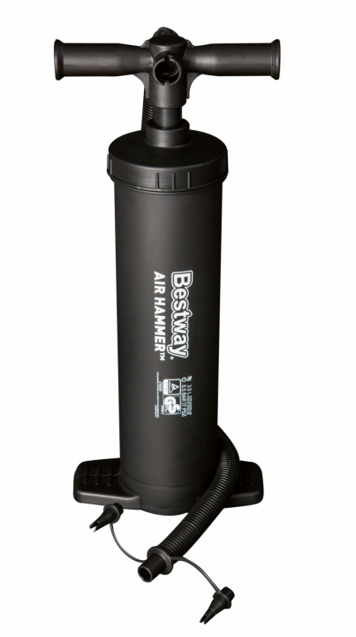 Bestway Luchtpomp Air Hammer 48cm - Dubbelwerkende handpomp in de groep SPORT, VRIJE TIJD & HOBBY / Buitenrecreatie / Luchtbedden bij TP E-commerce Nordic AB (38-95335)