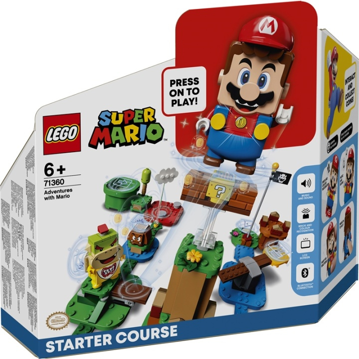 LEGO Super Mario - Äventyr med Mario Startbana in de groep SPEELGOED, KINDER- & BABYPRODUCTEN / Speelgoed / Bouwspeelgoed / Lego bij TP E-commerce Nordic AB (38-95466)
