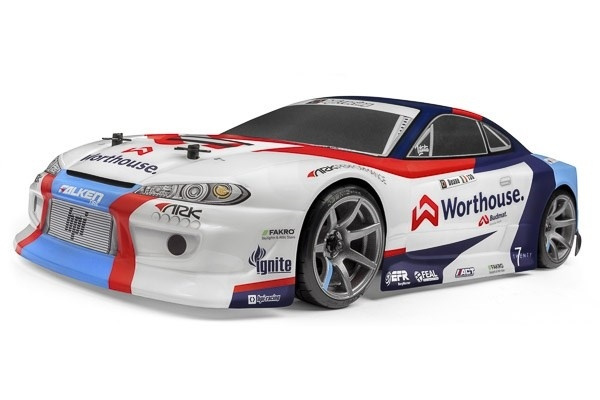 HPI RS4 Sport 3 Drift Worthouse James Dean Nissan S15 1:10 Electric Onroad in de groep SPEELGOED, KINDER- & BABYPRODUCTEN / Op afstand bestuurbaar / Afstand bestuurbare auto\'s bij TP E-commerce Nordic AB (38-95542)