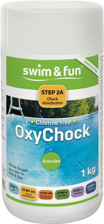 OxyChock Pool & Spa 1 kg in de groep HUISHOUDEN & TUIN / Tuinproducten / Zwembad & Accessoires / Zwembadchemicaliën bij TP E-commerce Nordic AB (38-95675)