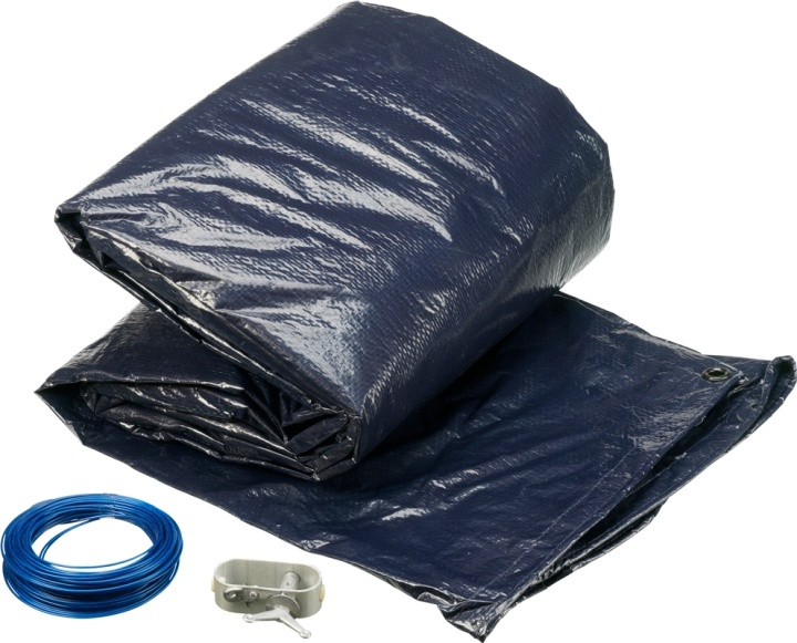 Poolcover Vinter med wirelås 5 x 3 m in de groep HUISHOUDEN & TUIN / Tuinproducten / Zwembad & Accessoires / Zwembadafdekking bij TP E-commerce Nordic AB (38-95701)