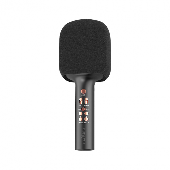 Maxlife MXBM-600 - Draadloze karaokemicrofoon met ingebouwde luidspreker, zwart in de groep HOME ELECTRONICS / Audio & Beeld / Handmicrofoons bij TP E-commerce Nordic AB (38-95930)