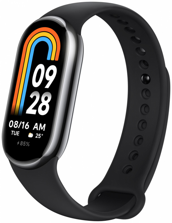 Xiaomi Smart Band 8, Graphite Black in de groep SPORT, VRIJE TIJD & HOBBY / Smartwatch & Activiteitsmeters / Activiteitsarmbanden bij TP E-commerce Nordic AB (38-95942)