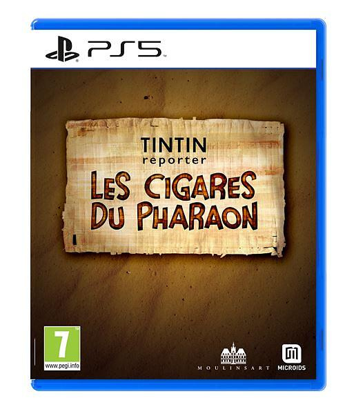 TINTIN REPORTER - CIGARS OF THE PHARAOH PS5 in de groep HOME ELECTRONICS / Spelconsoles en accessoires / Sony PlayStation 5 bij TP E-commerce Nordic AB (38-95945)