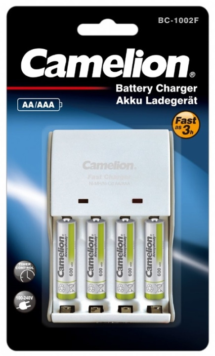 Camelion BC-1002F Batteriladdare till AA/AAA in de groep HOME ELECTRONICS / Batterijen & Opladers / Batterijoplader bij TP E-commerce Nordic AB (38-96027)