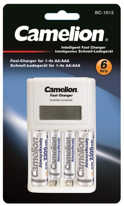 Camelion BC-1012 Batteriladdare med batterier in de groep HOME ELECTRONICS / Batterijen & Opladers / Batterijen / AAA bij TP E-commerce Nordic AB (38-96028)