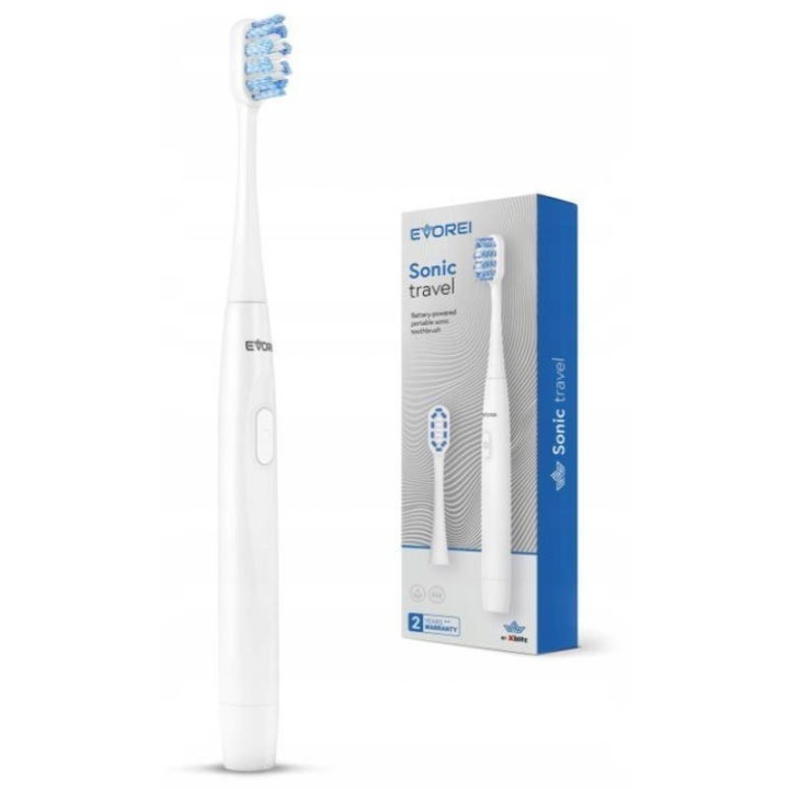 Evorei Sonic Reistandenborstel in de groep BEAUTY & HEALTH / Mondverzorging / Elektrische tandenborstels bij TP E-commerce Nordic AB (38-96077)