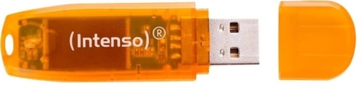 Intenso 64GB Rainbow Line USB-minne in de groep HOME ELECTRONICS / Opslagmedia / USB-geheugen / USB 2.0 bij TP E-commerce Nordic AB (38-96238)