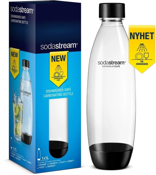 SodaStream Fuse Diskmaskinssäker flaska, 1L in de groep HUISHOUDEN & TUIN / Huishoudelijke apparaten / Water & Sap / Carbonatatiemachines / Accessoires bij TP E-commerce Nordic AB (38-96248)
