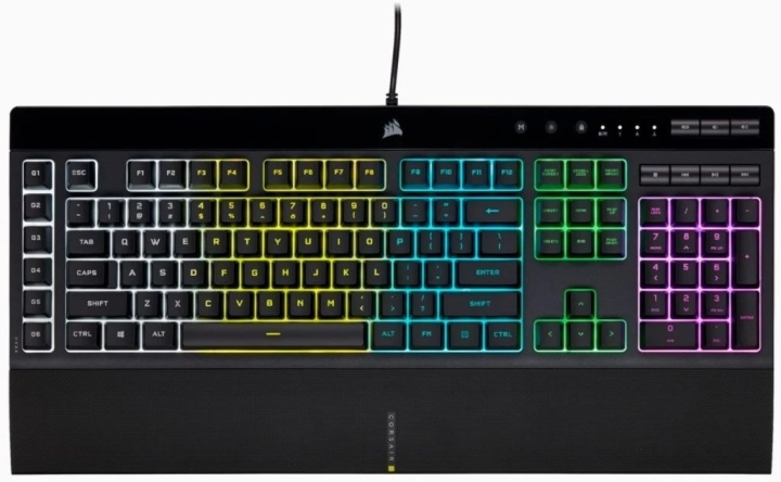 Corsair K55 RGB PRO Gamingtangentbord in de groep COMPUTERS & RANDAPPARATUUR / GAMING / Toetsenborden bij TP E-commerce Nordic AB (38-96285)