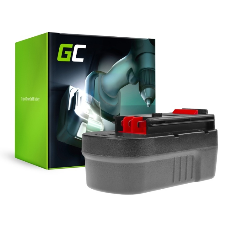 Green Cell Elverktygsbatteri för Black & Decker A18 A1718 HPB18 18V 3Ah in de groep HUISHOUDEN & TUIN / Gereedschap / Batterijen voor Elektrisch Gereedschap bij TP E-commerce Nordic AB (38-96373)