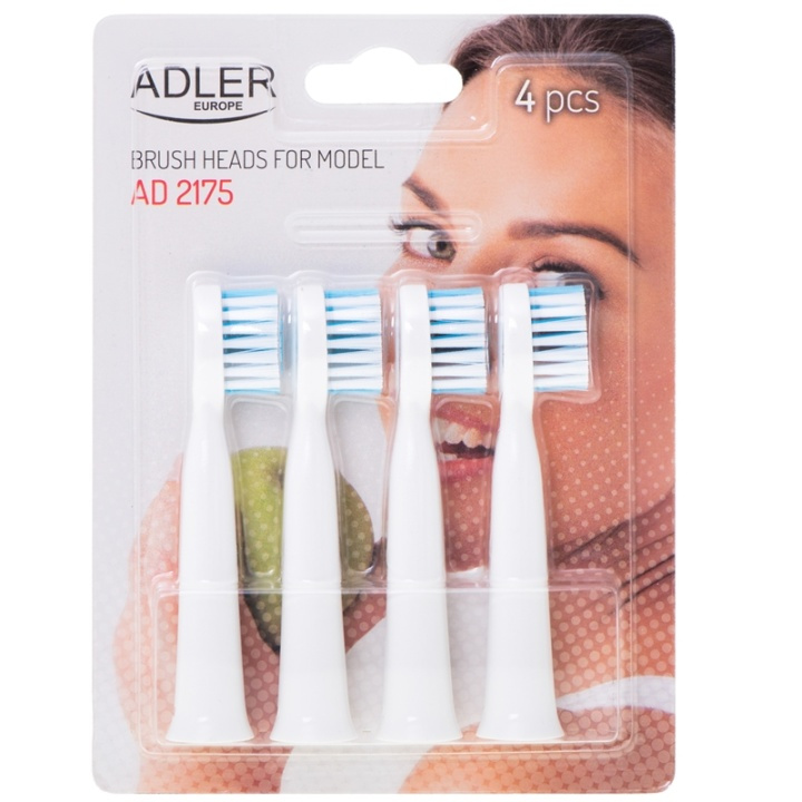 Adler Opzetborstels voor sonische elektrische tandenborstel AD 2175.1 v in de groep BEAUTY & HEALTH / Mondverzorging / Elektrische tandenborstelaccessoires bij TP E-commerce Nordic AB (38-96390)