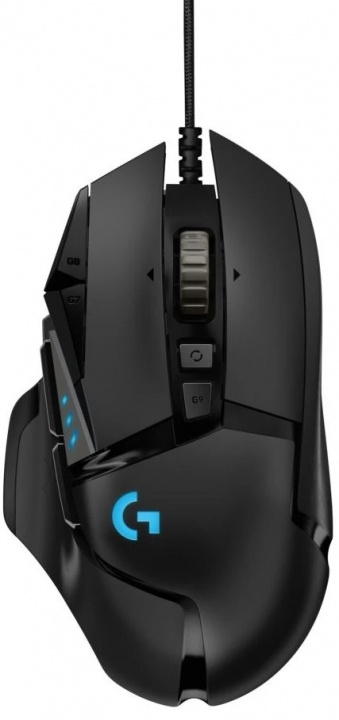 Logitech G502 HERO High Performance Gaming Mouse in de groep COMPUTERS & RANDAPPARATUUR / GAMING / Muizen bij TP E-commerce Nordic AB (38-96577)