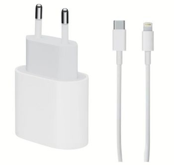 Apple Original Snabbladdare 20w + USB-C till lightning kabel 2m (Bulk) in de groep SMARTPHONE & TABLETS / Opladers & Kabels / Wandoplader / Wandoplader Lightning bij TP E-commerce Nordic AB (38-96669-PKT)