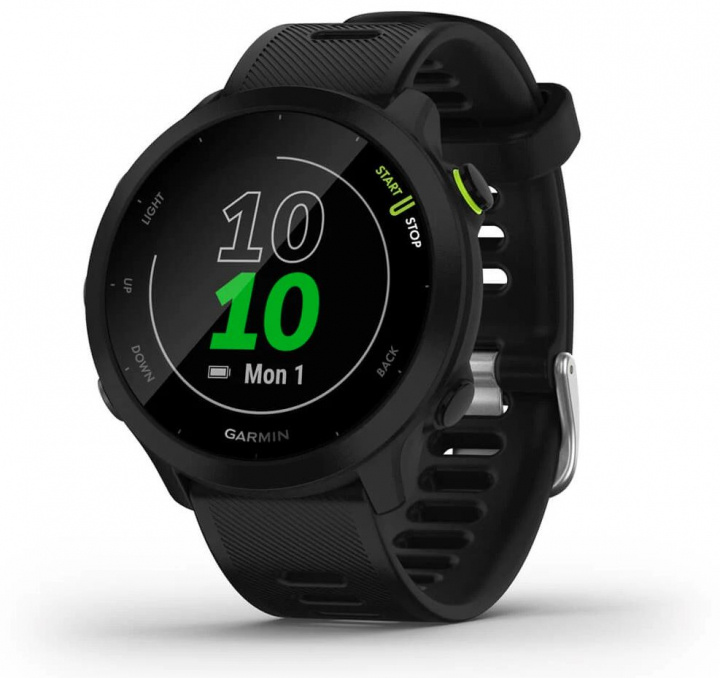 Garmin Forerunner 55 42mm, Svart in de groep SPORT, VRIJE TIJD & HOBBY / Smartwatch & Activiteitsmeters / Smartwatches bij TP E-commerce Nordic AB (38-96798)