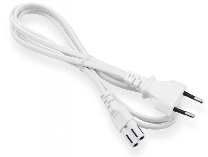 ON Stroomkabel 2-polig, 1,5 meter, Wit in de groep COMPUTERS & RANDAPPARATUUR / Computerkabels / Elektrische kabels bij TP E-commerce Nordic AB (38-96845)