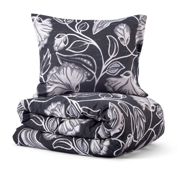 Kosta Linnewäfveri Felicia Satin Grå 150X210 in de groep HUISHOUDEN & TUIN / Interieur / Beddengoed bij TP E-commerce Nordic AB (38-96933)