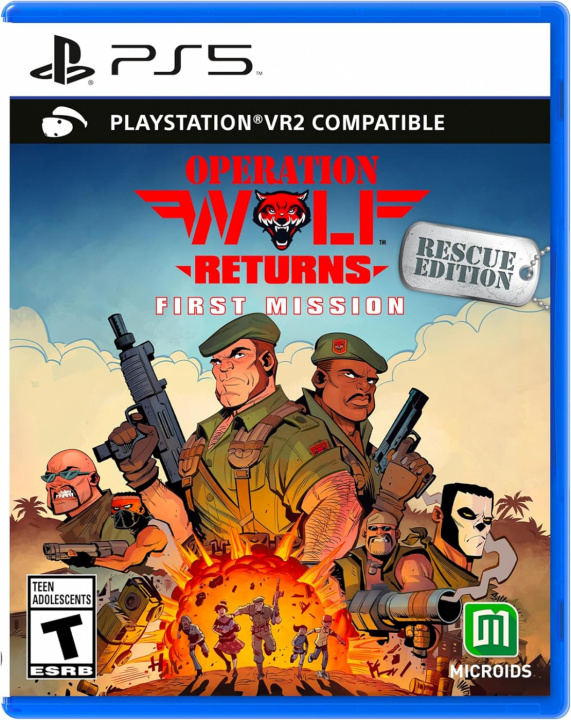 Operation Wolf Returns: First Mission - Rescue Editie (PS5) in de groep HOME ELECTRONICS / Spelconsoles en accessoires / Sony PlayStation 5 / Spel bij TP E-commerce Nordic AB (38-96956)