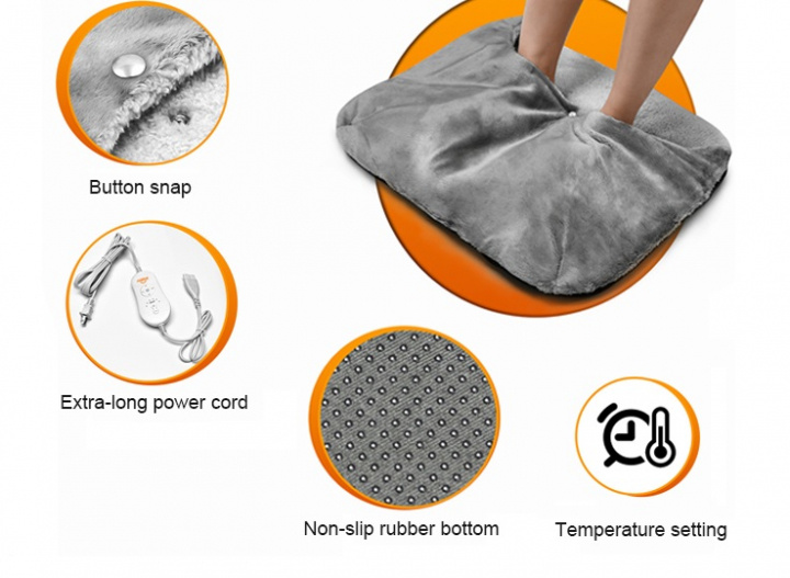Voetenwarmer met 6 temperatuurstanden in de groep BEAUTY & HEALTH / Massage & Wellness / Elektrische dekens bij TP E-commerce Nordic AB (38-96975)