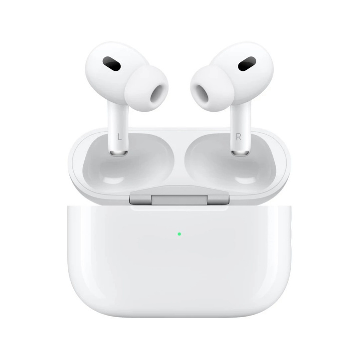 Apple AirPods Pro (2nd gen) MTJV3ZM/A med MagSafe fodral (USB-C) in de groep HOME ELECTRONICS / Audio & Beeld / Koptelefoon & Accessoires / Koptelefoon bij TP E-commerce Nordic AB (38-96976)