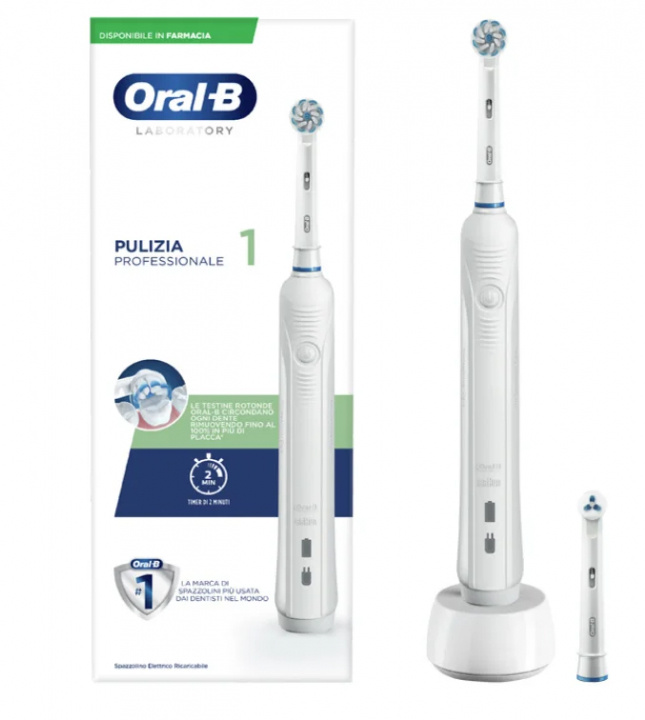 Oral-B Professional Laboratory Clean 1 in de groep BEAUTY & HEALTH / Mondverzorging / Elektrische tandenborstels bij TP E-commerce Nordic AB (38-96994)