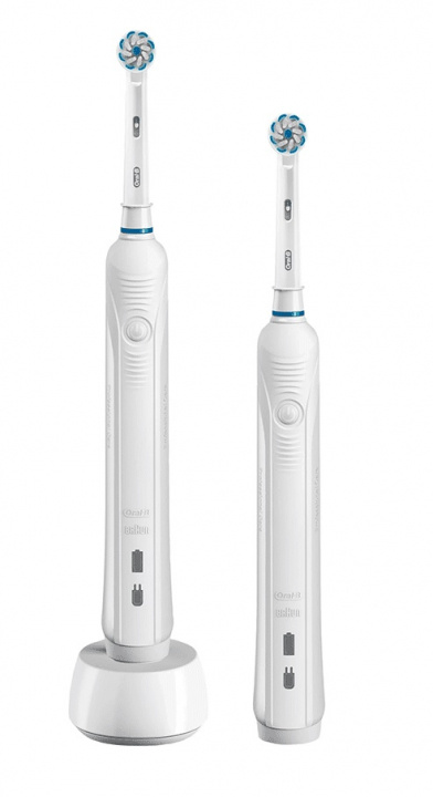 Oral-B Pro1 290 Duo Sensi White in de groep BEAUTY & HEALTH / Mondverzorging / Elektrische tandenborstels bij TP E-commerce Nordic AB (38-96999)