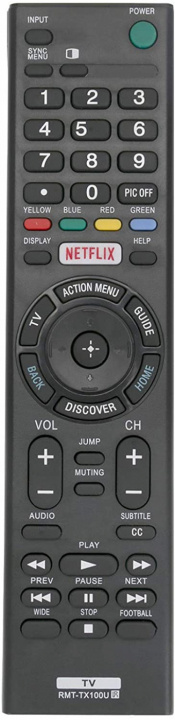 Universal Fjärrkontroll till SONY Smart TV RMT-TX100U in de groep HOME ELECTRONICS / Audio & Beeld / TV & Accessoires / Afstandsbedieningen bij TP E-commerce Nordic AB (38-97009)