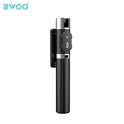 BWOO Selfiepinne bluetooth ZP12, Svart in de groep SMARTPHONE & TABLETS / Overige accessoires / Docks, statieven en houders bij TP E-commerce Nordic AB (38-97015)