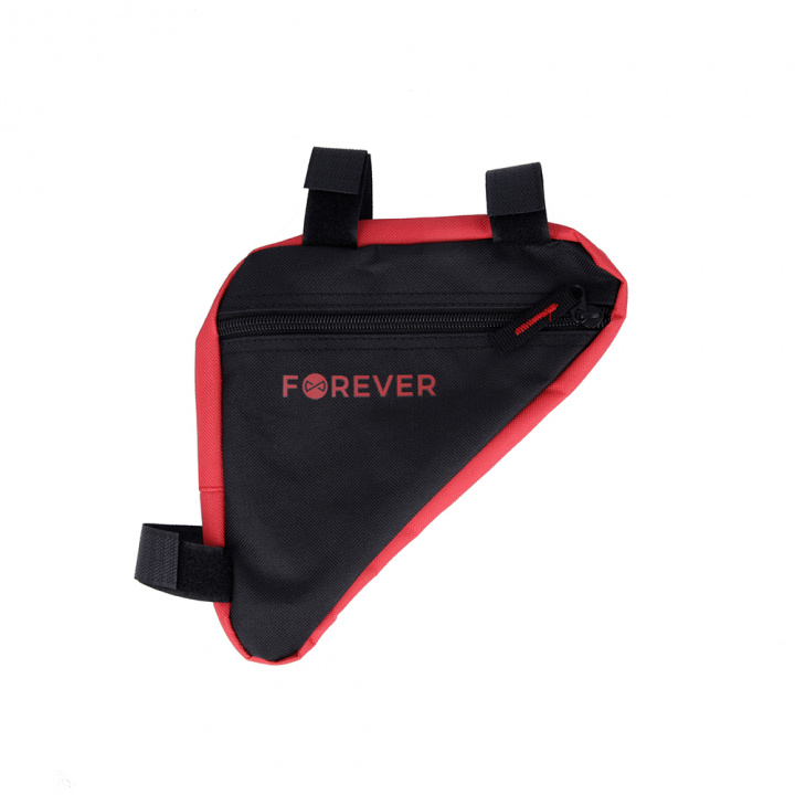 Forever Outdoor Fietstas voor fietsframe, zwart/rood in de groep SPORT, VRIJE TIJD & HOBBY / Sportuitrusting / Fietsaccessoires / Overige fietsaccessoires bij TP E-commerce Nordic AB (38-97108)