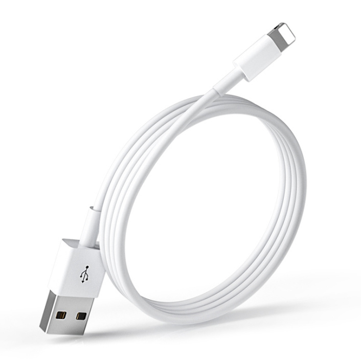 USB-A till Lightning Kabel, 1 m in de groep SMARTPHONE & TABLETS / Opladers & Kabels / Kabels / Kabels Lightning bij TP E-commerce Nordic AB (38-97161)
