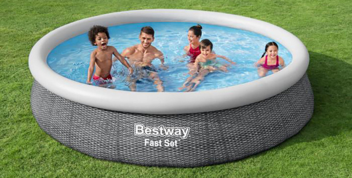 Bestway Fast Set Zwembad 3,66 x 76 cm in de groep HUISHOUDEN & TUIN / Tuinproducten / Zwembad & Accessoires / Zwembaden bij TP E-commerce Nordic AB (38-97201)