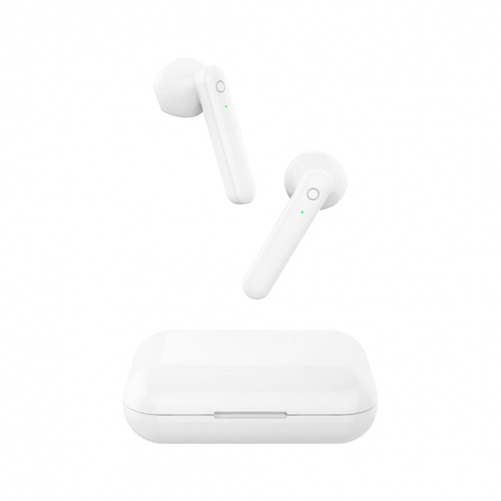 Forever TWE-110 Bluetooth-oortelefoon, wit in de groep HOME ELECTRONICS / Audio & Beeld / Koptelefoon & Accessoires / Koptelefoon bij TP E-commerce Nordic AB (38-97320)