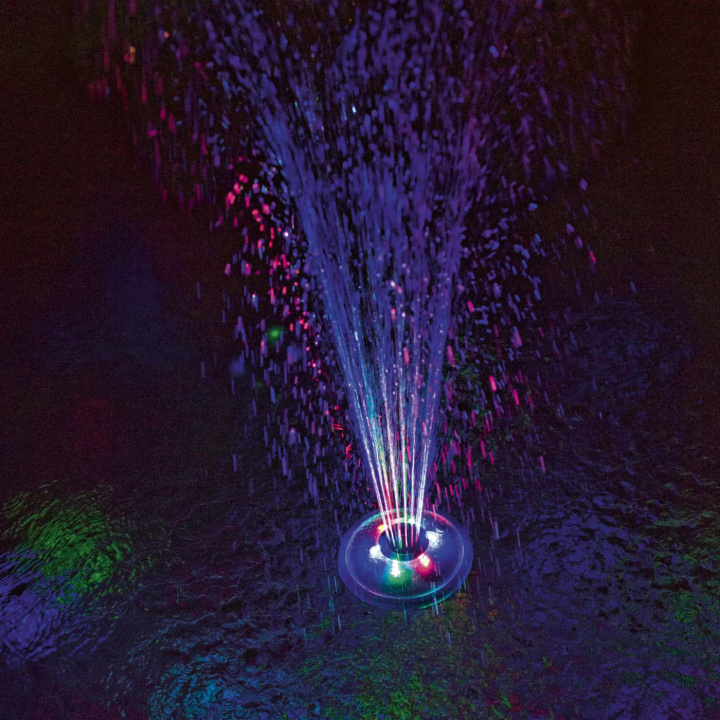 Bestway Drijvende zwembadfontein met veelkleurige lichtshow in de groep HUISHOUDEN & TUIN / Tuinproducten / Zwembad & Accessoires / Zwembadaccessoires bij TP E-commerce Nordic AB (38-97458)
