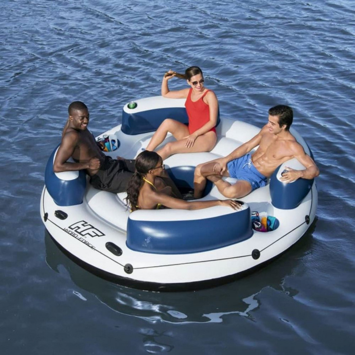 Bestway Lazy Dayz, Drijvend Vlot 2,4x2,4m groot! in de groep HUISHOUDEN & TUIN / Tuinproducten / Zwembad & Accessoires / Zwembadaccessoires bij TP E-commerce Nordic AB (38-97470)