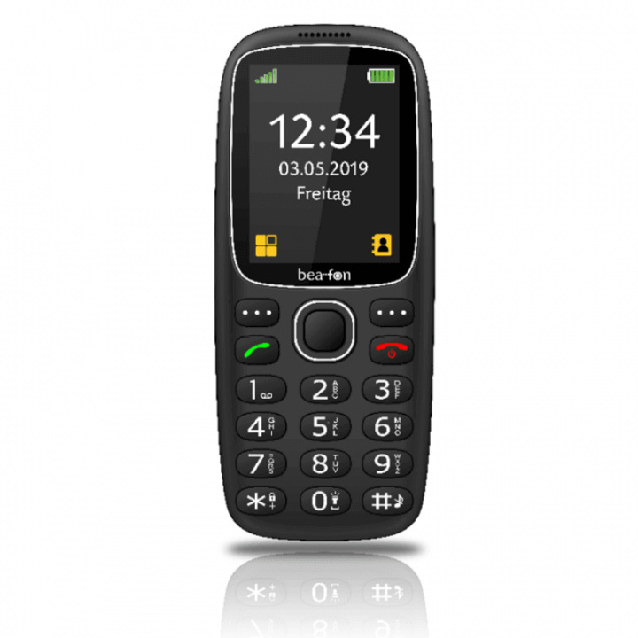 Beafon SL360i, 2G, svart in de groep SMARTPHONE & TABLETS / Mobiele telefoons & smartphones bij TP E-commerce Nordic AB (38-97483)