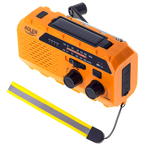 Noodradio / Wegradio met zaklamp, zonnecellen en powerbank in de groep HOME ELECTRONICS / Audio & Beeld / Thuisbioscoop, Hifi en Draagbaar / Radio & Wekkers / Draadloze audiozender bij TP E-commerce Nordic AB (38-97488)