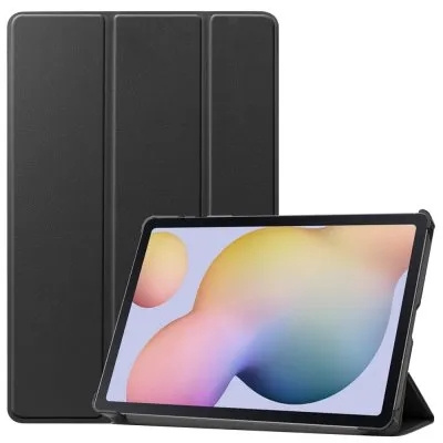 Trifold hoesje voor Samsung Galaxy Tab S7, zwart in de groep SMARTPHONE & TABLETS / Tablet bescherming / Samsung tablets bij TP E-commerce Nordic AB (38-97534)