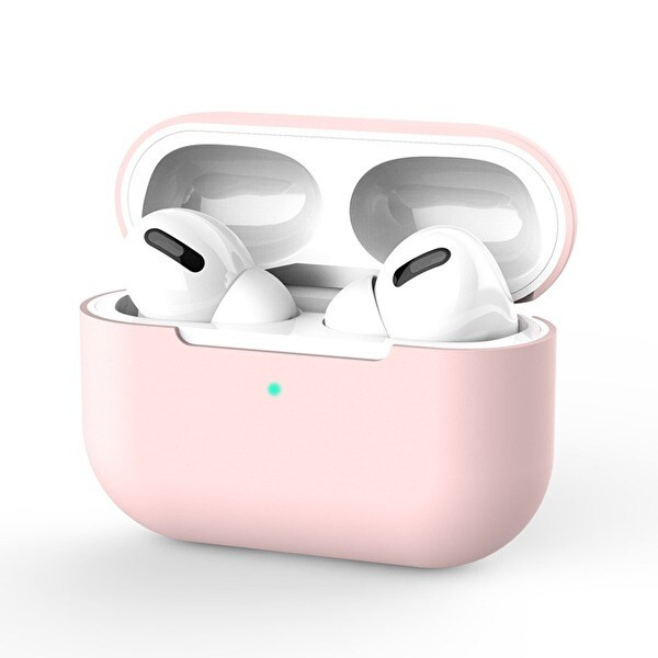 Siliconen hoes voor Airpods Pro, Roze in de groep HOME ELECTRONICS / Audio & Beeld / Koptelefoon & Accessoires / Accessoires bij TP E-commerce Nordic AB (38-97541)