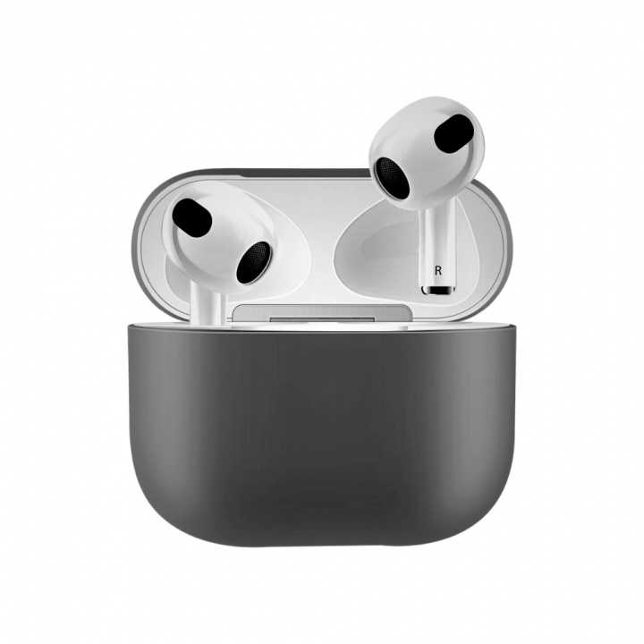 Siliconen hoes voor Airpods 3, donkergrijs in de groep HOME ELECTRONICS / Audio & Beeld / Koptelefoon & Accessoires / Accessoires bij TP E-commerce Nordic AB (38-97543)