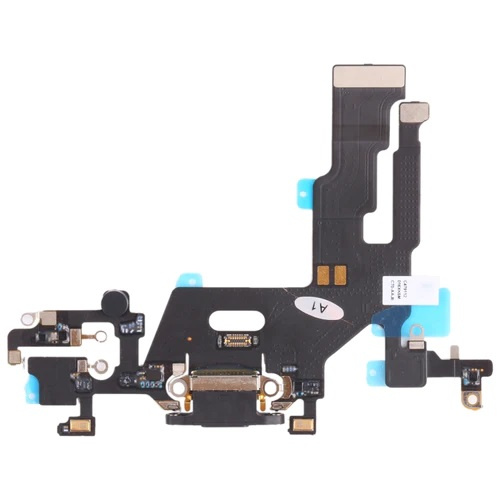 Oplaadconnector met Flex voor iPhone 11, zwart in de groep SMARTPHONE & TABLETS / Reservdelar bij TP E-commerce Nordic AB (38-97573)