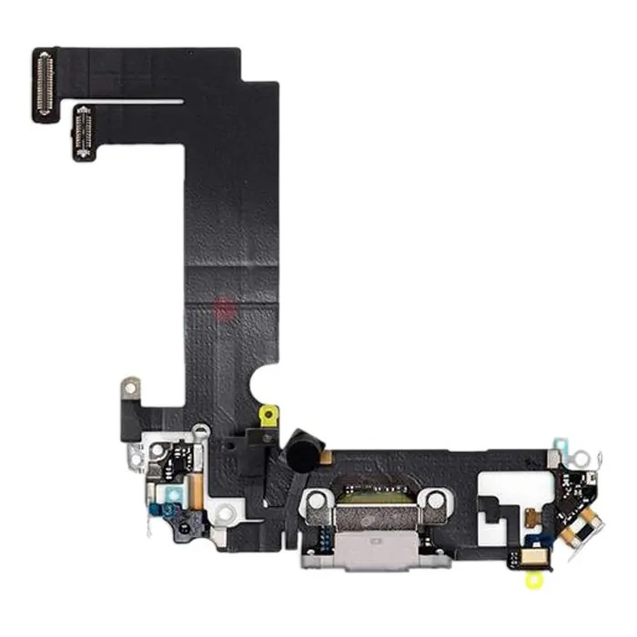 iPhone 12 Mini Oplaad Connector met Flex - Wit in de groep SMARTPHONE & TABLETS / Reservdelar bij TP E-commerce Nordic AB (38-97596)