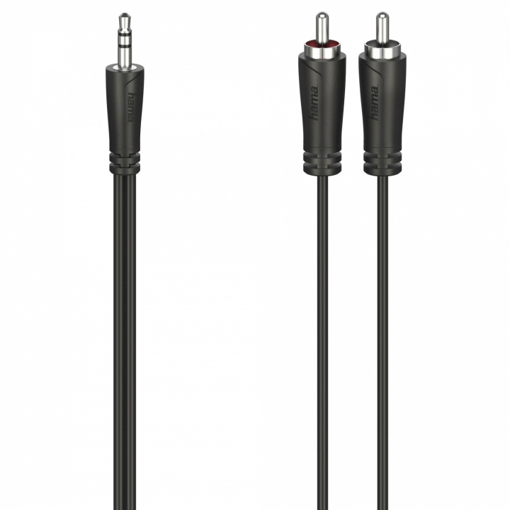 Hama 3.5mm - 2x RCA ljudadapterkabel, 3m in de groep HOME ELECTRONICS / Kabels & Adapters / RCA / Kabels bij TP E-commerce Nordic AB (38-97607)