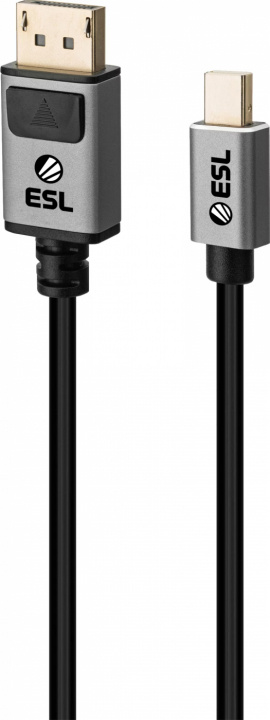 ESL Gaming 8K DisplayPort till mini DisplayPort 1.4 kabel, 1m, FYNDVARA in de groep COMPUTERS & RANDAPPARATUUR / Computerkabels / DisplayPort / Kabels bij TP E-commerce Nordic AB (38-97613)