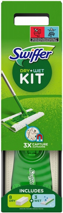 Swiffer Vloerzwabber Starter Kit in de groep HUISHOUDEN & TUIN / Schoonmaakproducten / Overige schoonmaakaccessoires bij TP E-commerce Nordic AB (38-97620)