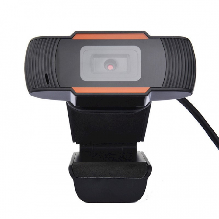Setty Webcam met ingebouwde microfoon, zwart in de groep COMPUTERS & RANDAPPARATUUR / Computeraccessoires / Webcamera\'s bij TP E-commerce Nordic AB (38-97641)