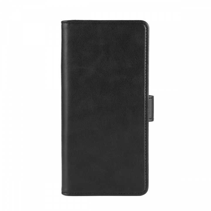 Essentials Motorola G34 PU plånboksfodral med 3-kortplatser, Svart in de groep SMARTPHONE & TABLETS / Mobielbescherming / Motorola bij TP E-commerce Nordic AB (38-97665)